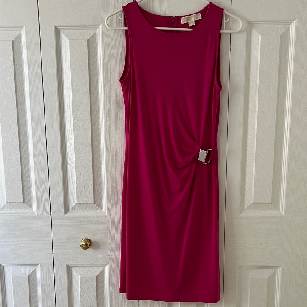 Michael Kors Fuchsia Sleeveless Mini Dress